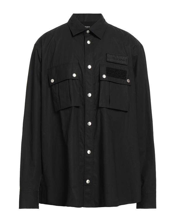 バルマン メンズ トップス シャツ BALMAIN シャツ Black ブラック