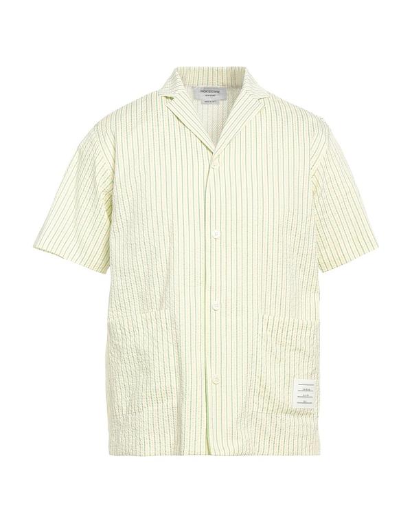トムブラウン メンズ トップス シャツ THOM BROWNE ストライプ柄シャツ Light Green グリーン
