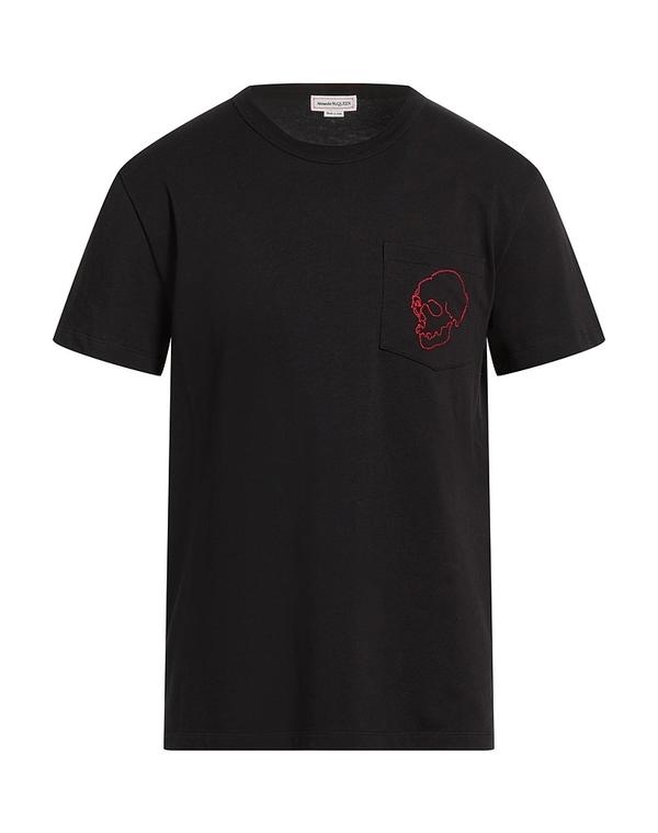 マックイーン メンズ トップス Tシャツ MCQUEEN Ｔシャツ Black ブラック