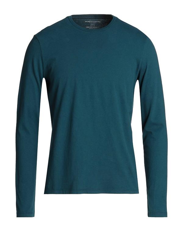 マジェスティック メンズ トップス Tシャツ MAJESTIC FILATURES ベーシック Tシャツ Deep Teal ティール
