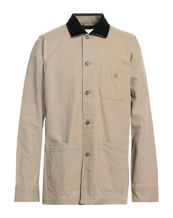 ディッキーズ メンズ トップス シャツ DICKIES 柄入りシャツ Beige ベージュ