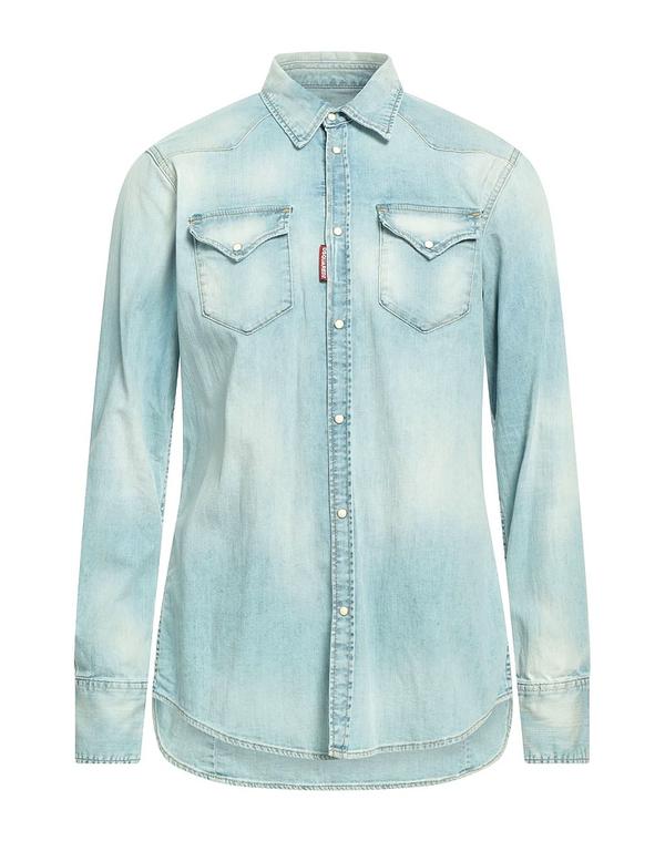 ディースクエアード メンズ トップス シャツ DSQUARED2 デニムシャツ Blue ブルー
