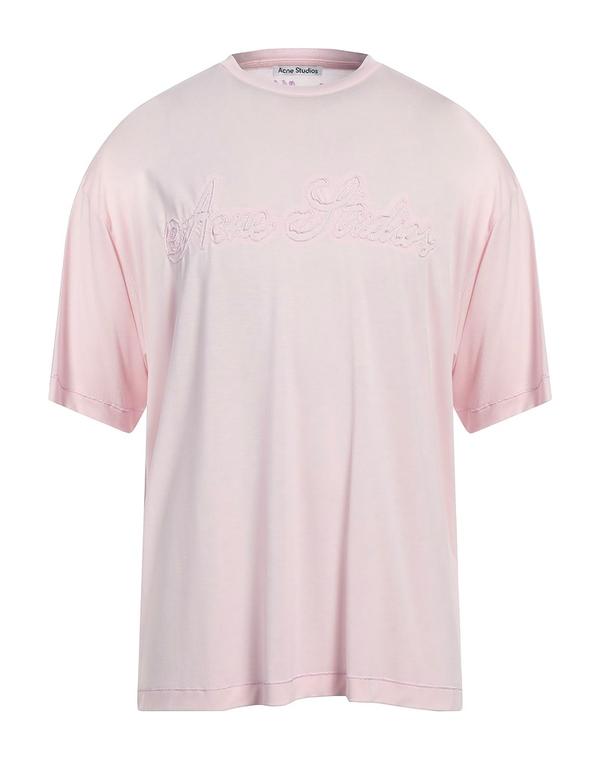 アクネ ストゥディオズ メンズ トップス Tシャツ ACNE STUDIOS Tシャツ Pink ピンク|ReVida 店