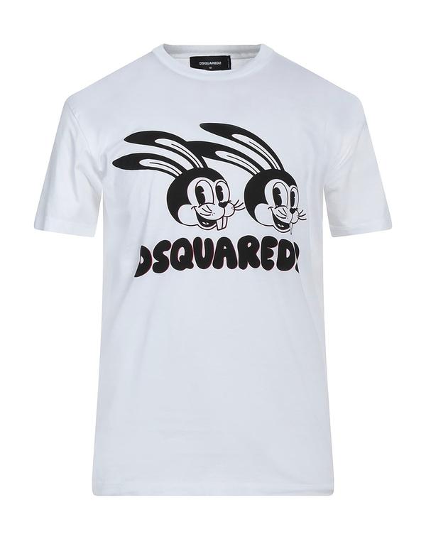 ディースクエアード メンズ トップス Tシャツ DSQUARED2 Ｔシャツ White ホワイト