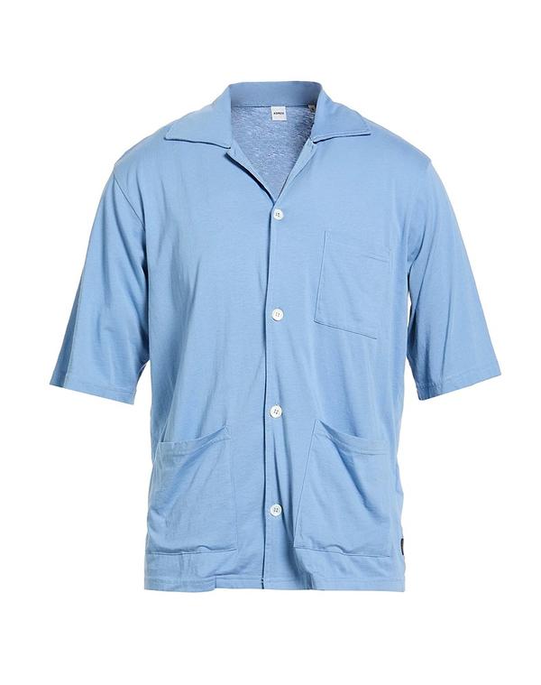 アスペジ メンズ トップス シャツ ASPESI 無地シャツ Light Blue ブルー