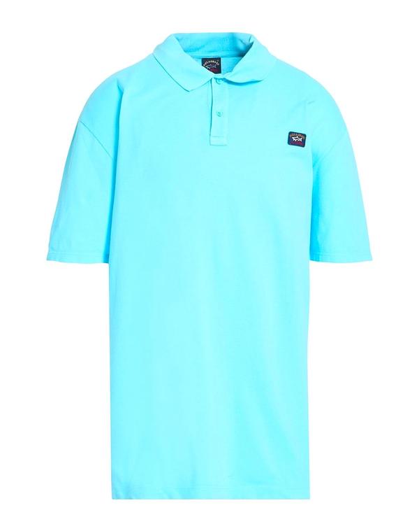 ポールアンドシャーク メンズ トップス ポロシャツ PAUL & SHARK ポロシャツ Light Blue ブルー|ReVida 店