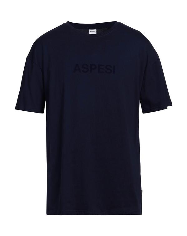 アスペジ メンズ トップス Tシャツ ASPESI Ｔシャツ Midnight Blue ブルー