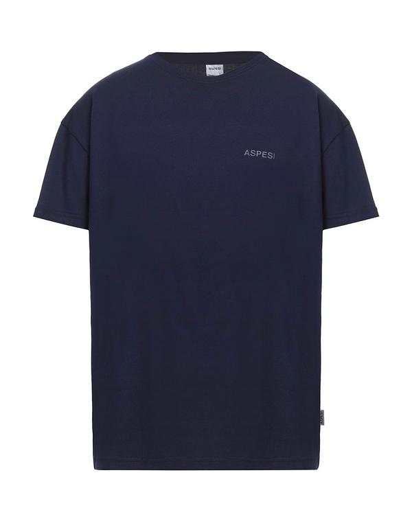 アスペジ メンズ トップス Tシャツ ASPESI Ｔシャツ Midnight Blue ブルー