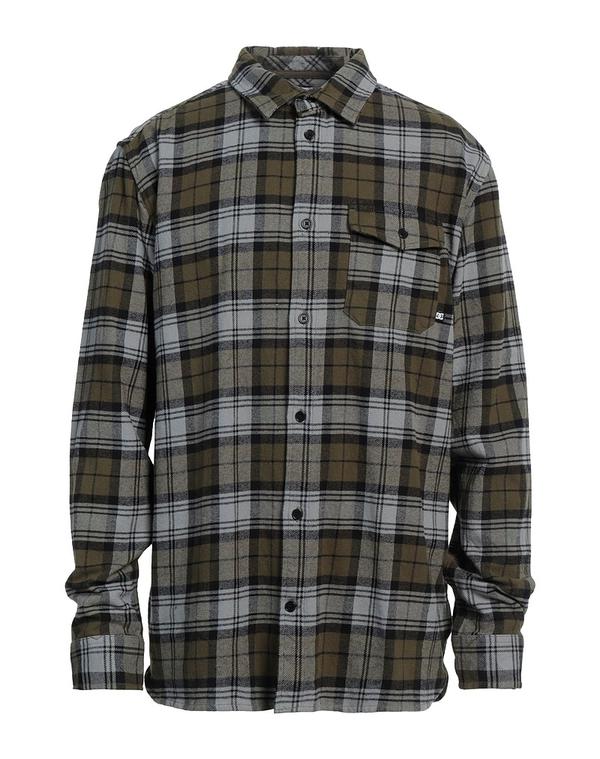 ディーシー メンズ トップス シャツ DC SHOES チェック柄シャツ Military Green グリーン