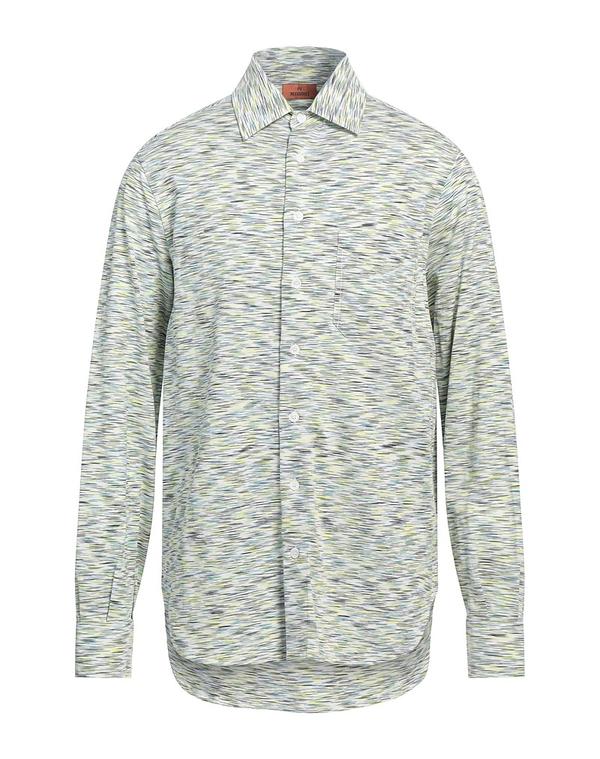 ミッソーニ メンズ トップス シャツ MISSONI 柄入りシャツ Lime Green ライム