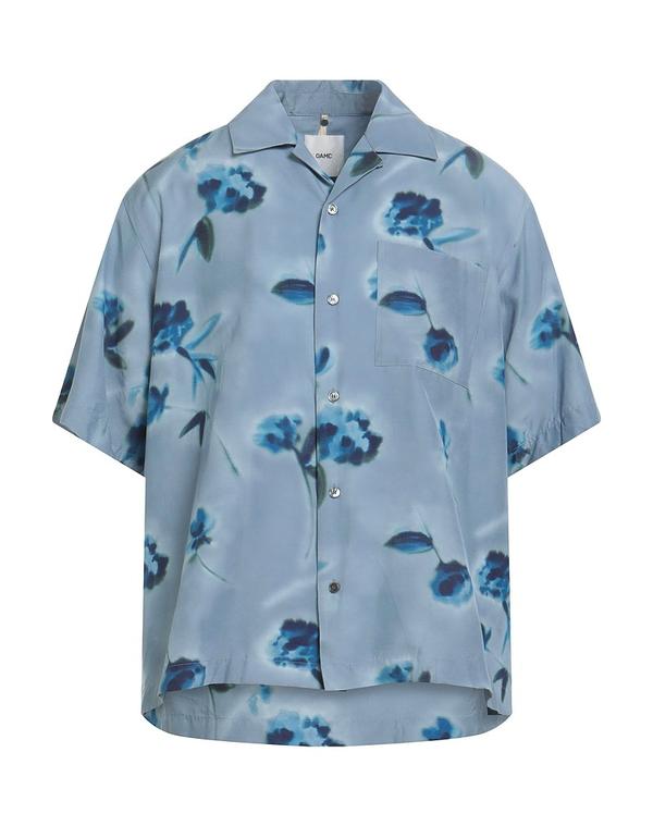 オーエーエムシー メンズ トップス シャツ OAMC 柄入りシャツ Light Blue ブルー