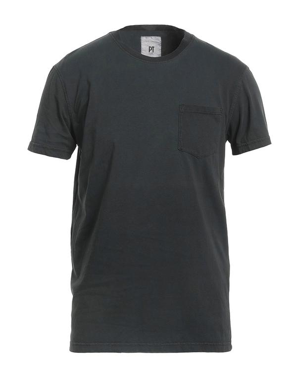 PT トリノ メンズ トップス Tシャツ PTorino ベーシック Tシャツ Charcoal チャコール