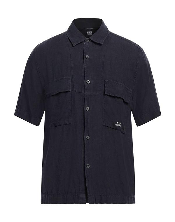 シーピーカンパニー メンズ トップス シャツ C.P. COMPANY 無地シャツ Midnight Blue ブルー