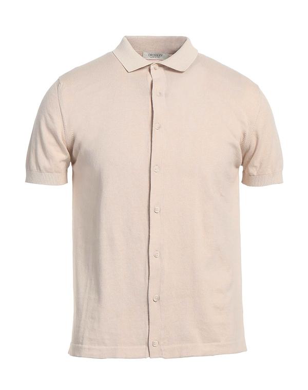 クロスリー メンズ トップス シャツ CROSSLEY 無地シャツ Beige ベージュ