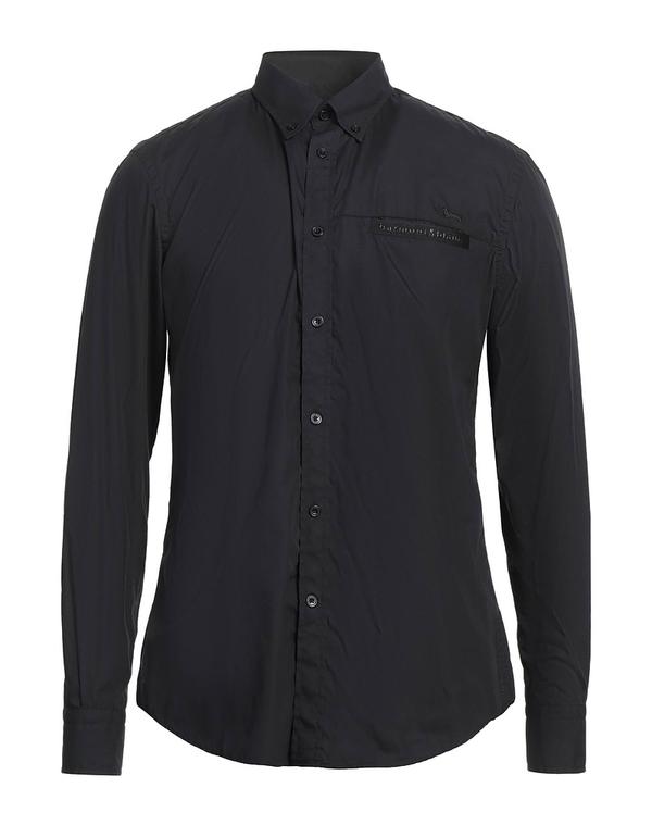 ハーモント & ブレイン メンズ トップス シャツ HARMONT & BLAINE 無地シャツ Black ブラック｜ReVida 店