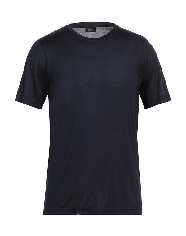 バルバナポリ メンズ トップス Tシャツ BARBA Napoli ベーシック Tシャツ Midnight Blue ブルー