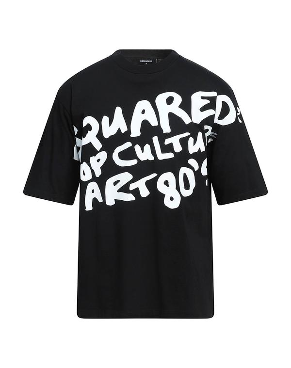 ディースクエアード メンズ トップス プルオーバー DSQUARED2 Ｔシャツ Black 黒いこと