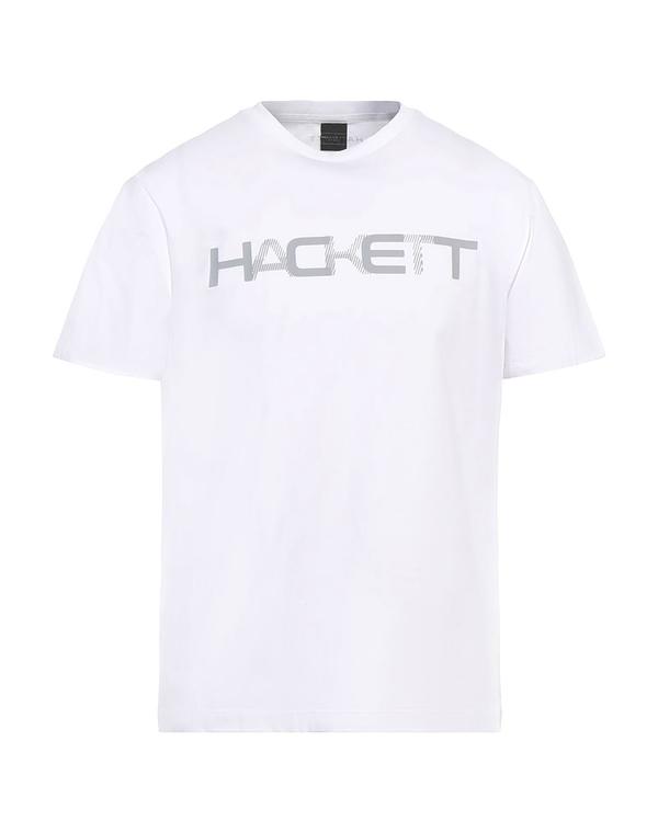 ハケット メンズ トップス Tシャツ HACKETT Ｔシャツ White ホワイト