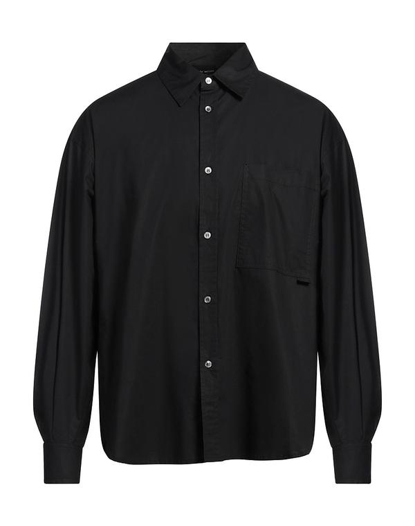 ロベルトコリーナ メンズ トップス シャツ ROBERTO COLLINA 無地シャツ Black ブラック