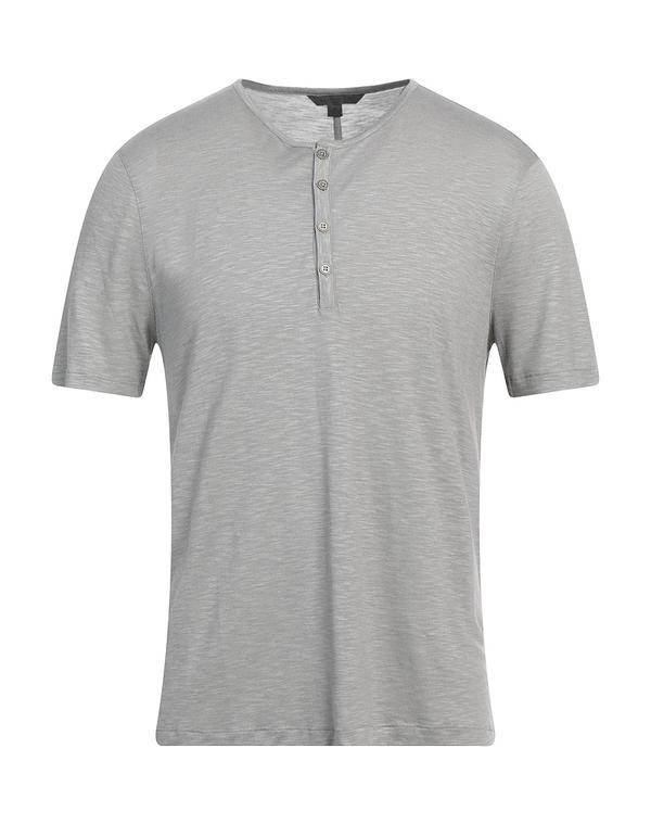 ジョンバルベイトス メンズ トップス プルオーバー JOHN VARVATOS Ｔシャツ Light Gray 薄墨色
