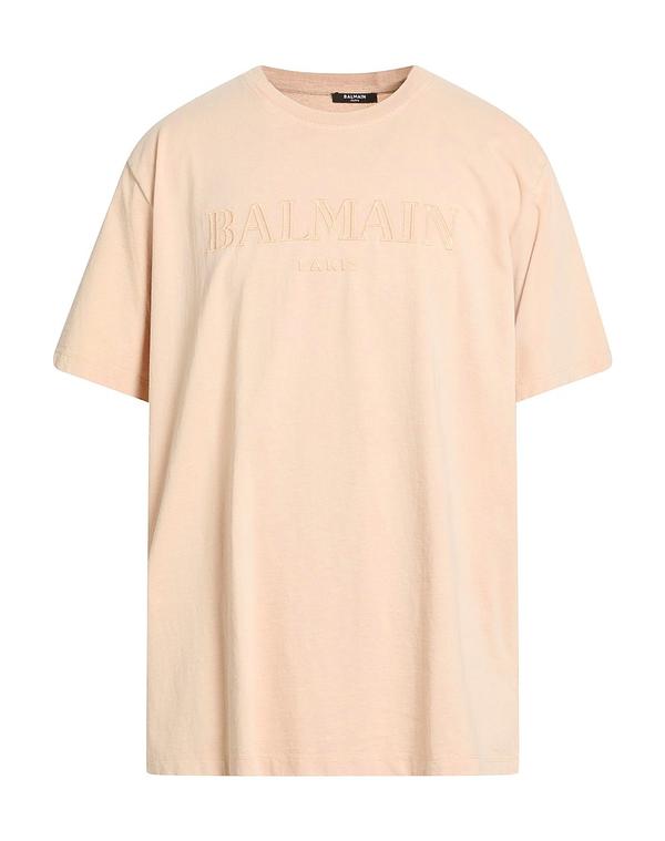 バルマン メンズ トップス プルオーバー BALMAIN Ｔシャツ Beige ベージュ