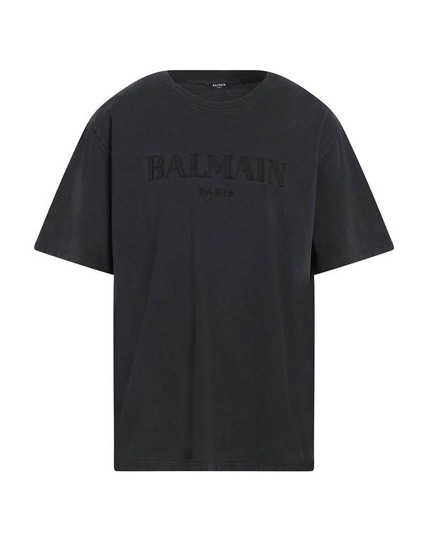 バルマン メンズ トップス プルオーバー BALMAIN Ｔシャツ Lead Gray 薄墨色