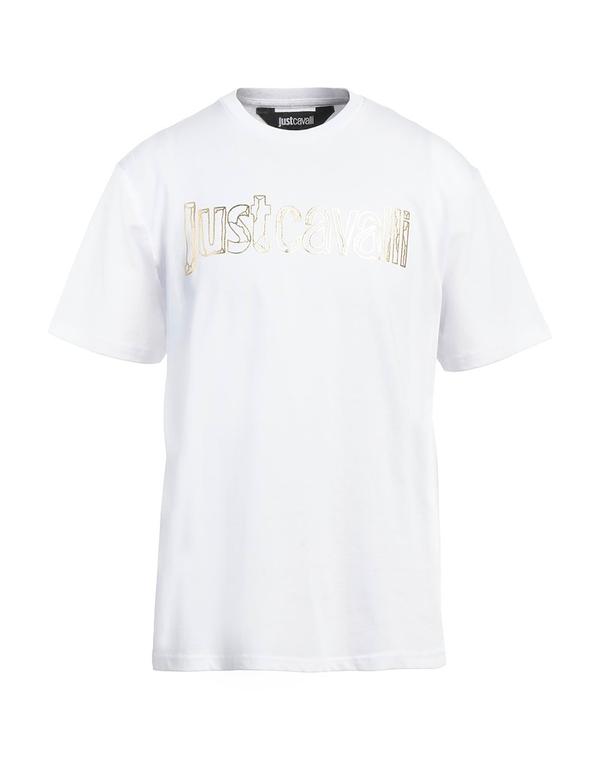 ジャストカバリ メンズ トップス Tシャツ JUST CAVALLI Ｔシャツ White ホワイト