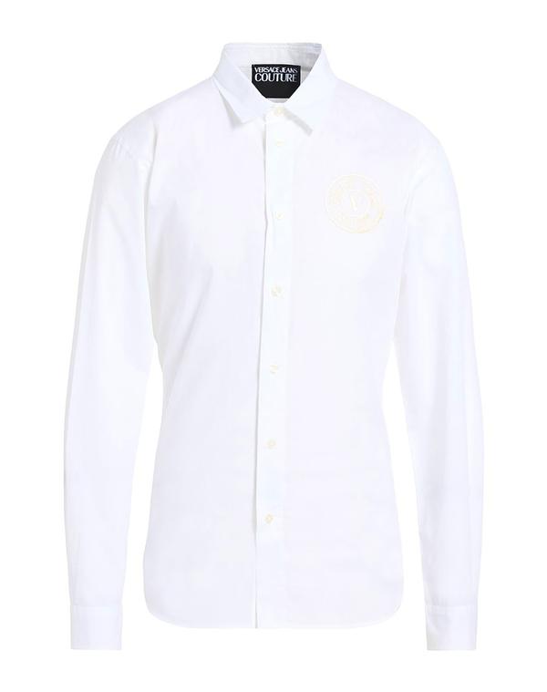 ヴェルサーチ メンズ トップス シャツ VERSACE JEANS COUTURE 無地シャツ White ホワイト 30,420円