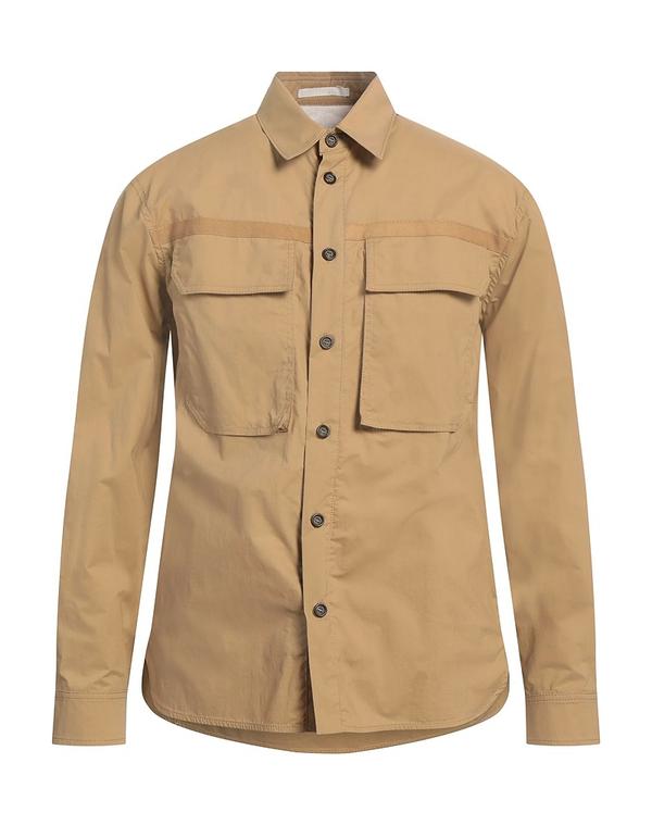 パウロペコラ メンズ トップス シャツ PAOLO PECORA シャツ Camel キャメル