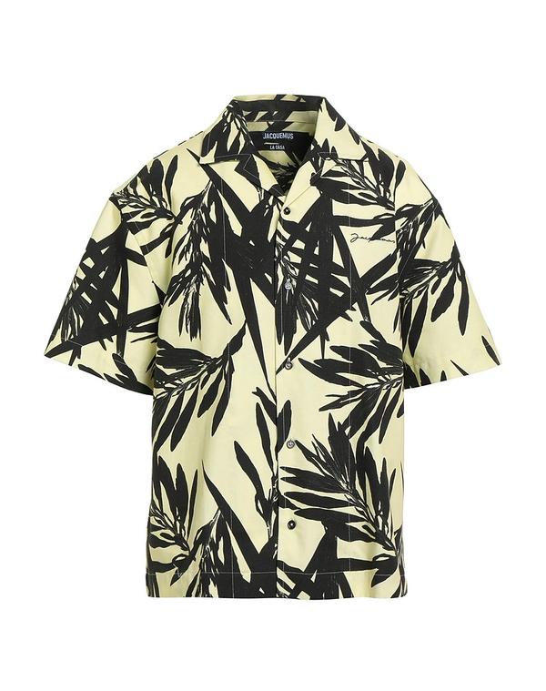 ジャクエムス メンズ トップス シャツ JACQUEMUS 柄入りシャツ Pastel Yellow イエロー