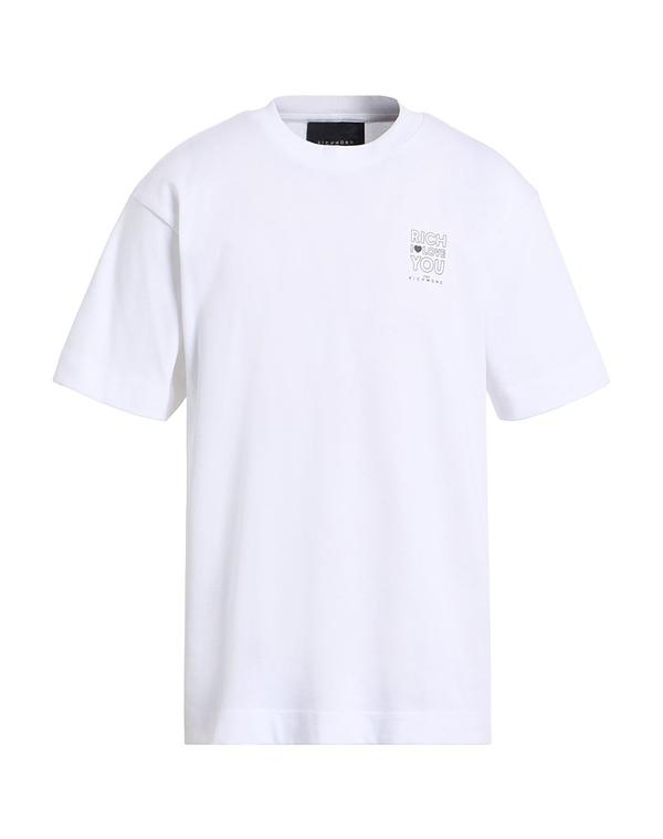 ジョン リッチモンド メンズ トップス Tシャツ JOHN RICHMOND Ｔシャツ White ホワイト