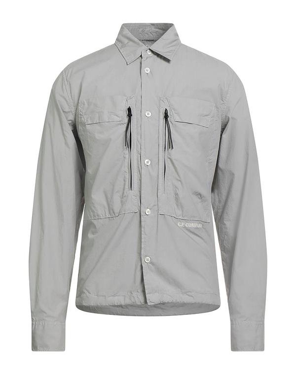 シーピーカンパニー メンズ トップス シャツ C.P. COMPANY 無地シャツ Light Gray グレー|ReVida 店