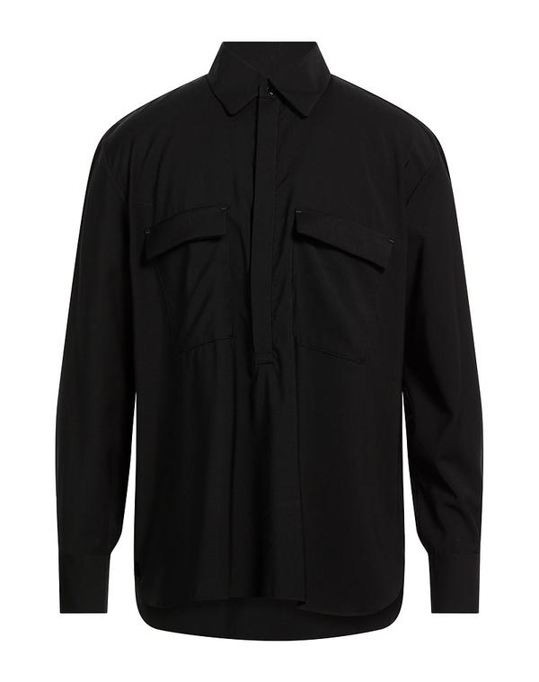 PT トリノ メンズ トップス シャツ PTorino 無地シャツ Black ブラック