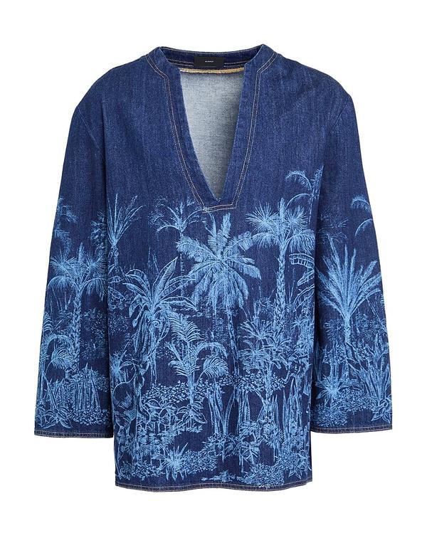 アラヌイ メンズ トップス シャツ ALANUI デニムシャツ Blue ブルー
