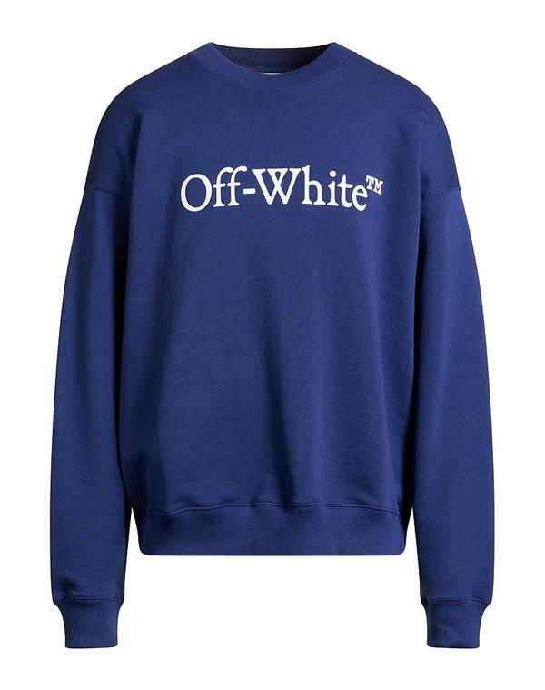 オフ-ホワイト メンズ アウター パーカー・スウェット OFF-WHITE スウェット Blue ブルー|ReVida 店