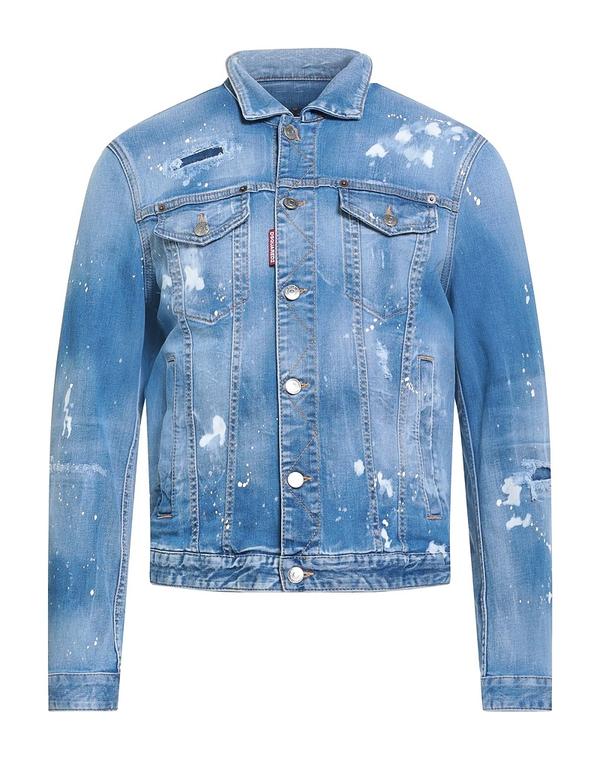 ディースクエアード メンズ アウター ジャケット・ブルゾン DSQUARED2 デニムブルゾン Blue ブルー 78,540円