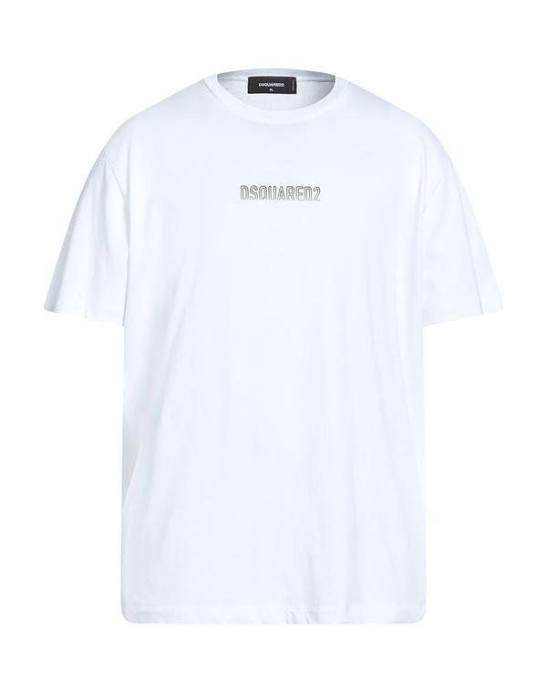 ディースクエアード メンズ トップス Tシャツ DSQUARED2 Tシャツ White ホワイト|ReVida 店