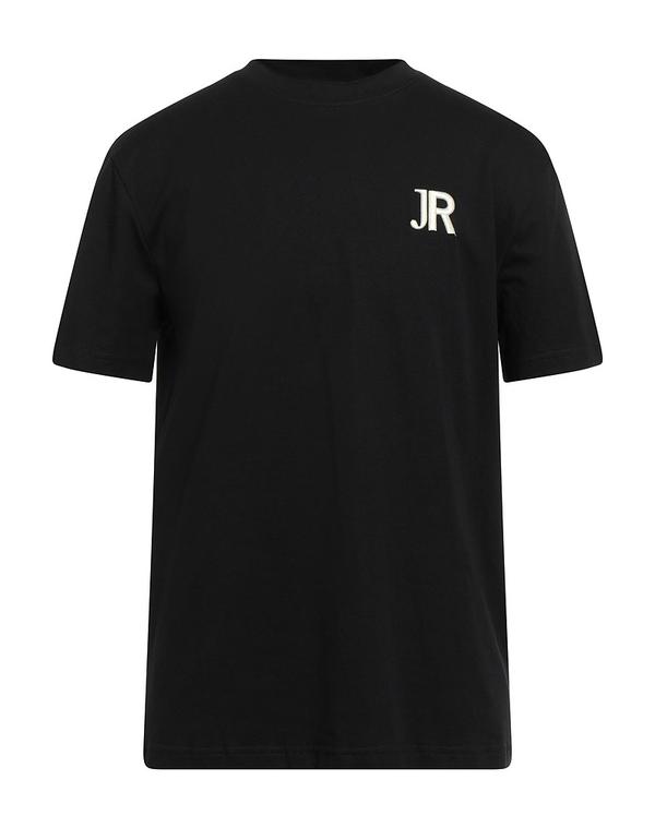 ジョン バージニアの州都 メンズ トップス プルオーバー JOHN RICHMOND Ｔシャツ Black 黒いこと
