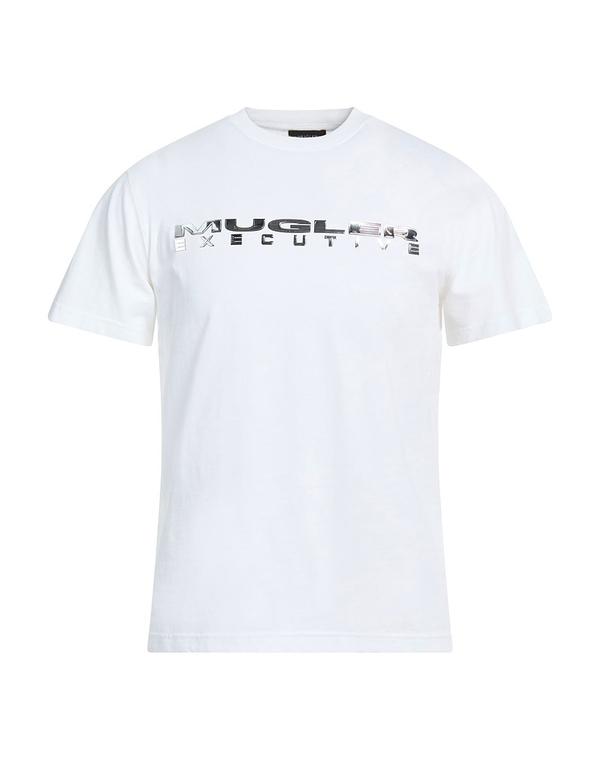 マグラー メンズ トップス Tシャツ MUGLER Ｔシャツ White ホワイト｜ReVida 店