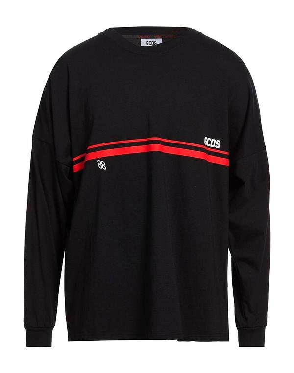 ジーシーディーエス メンズ トップス プルオーバー GCDS Ｔシャツ Black 黒いこと