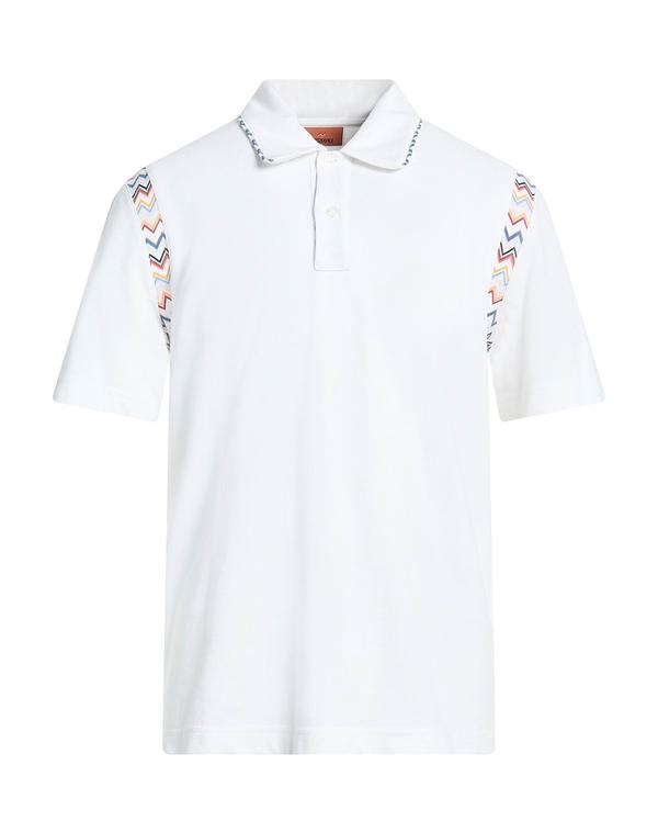 ミッソーニ メンズ トップス ポロシャツ MISSONI ポロシャツ White ホワイト