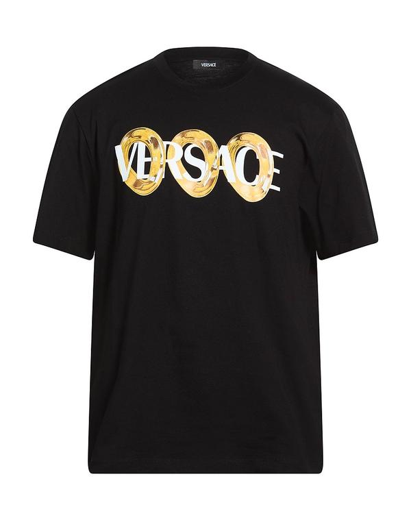 ヴェルサーチ メンズ トップス Tシャツ VERSACE Ｔシャツ Black ブラック