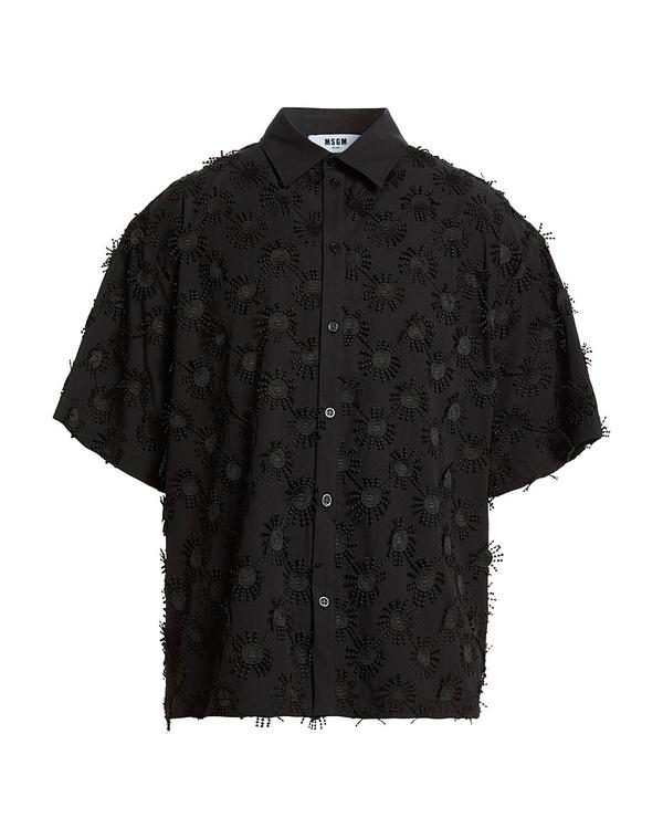 エムエスジイエム メンズ トップス シャツ MSGM シャツ Black ブラック
