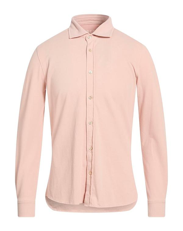 チルコロ 1901 メンズ トップス シャツ CIRCOLO 1901 無地シャツ Pale Pink ピンク|ReVida 店