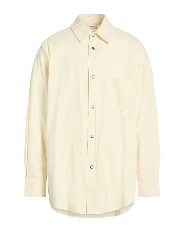 オートリ― メンズ トップス シャツ AUTRY 無地シャツ Off White オフホワイト