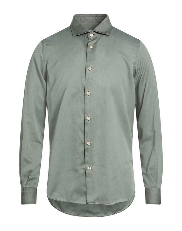 ボリオリ メンズ トップス シャツ BOGLIOLI シャツ Green グリーン