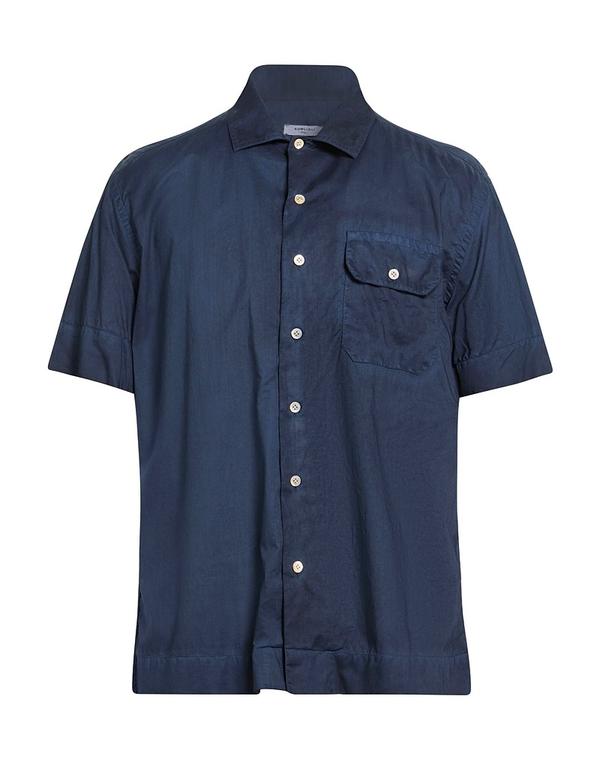 ボリオリ メンズ トップス シャツ BOGLIOLI 無地シャツ Navy ネイビー