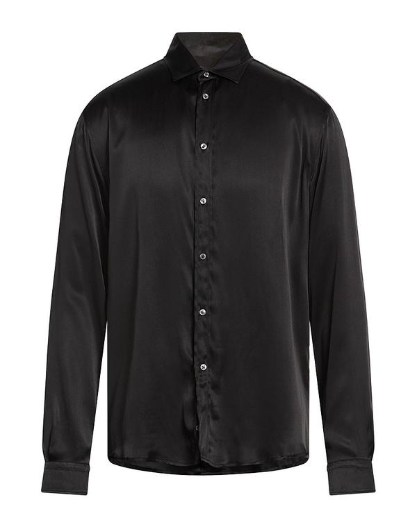 ブライアン・デールズ メンズ トップス シャツ BRIAN DALES 無地シャツ Black ブラック