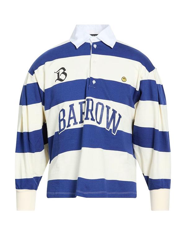 バロー メンズ トップス ポロシャツ BARROW ポロシャツ Blue ブルー