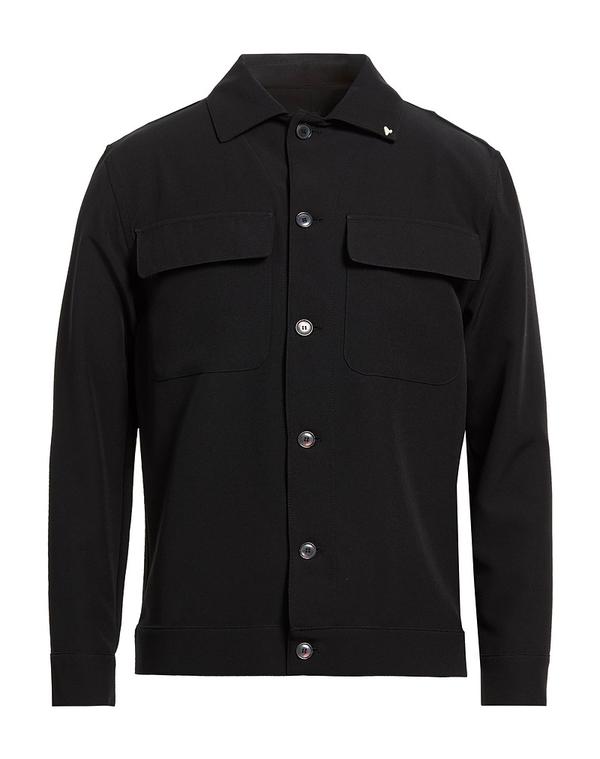 ヴェルナ メンズ トップス シャツ BERNA 無地シャツ Black ブラック